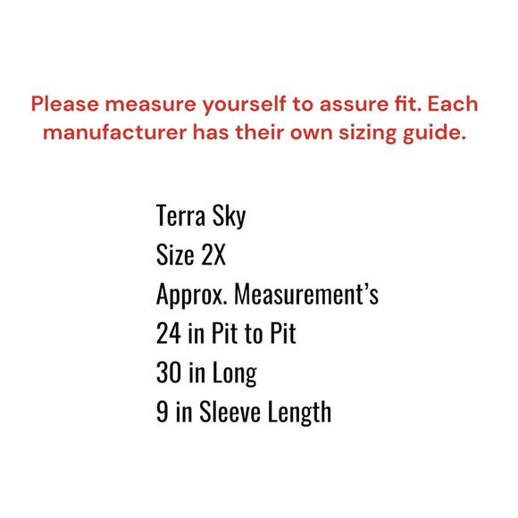 Terra Sky Blouse Tunic Women’s 2X (20W-22W) Pink Floral Print Drop Shoulder - Picture 7 of 7